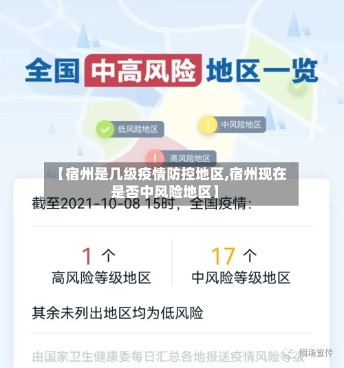 【宿州是几级疫情防控地区,宿州现在是否中风险地区】