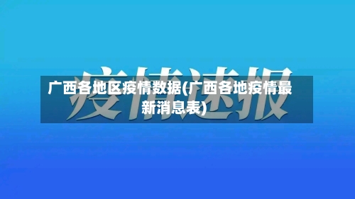 广西各地区疫情数据(广西各地疫情最新消息表)